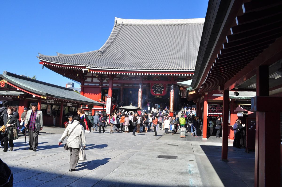 Die Haupthalle des Sensō-ji in Asakusa